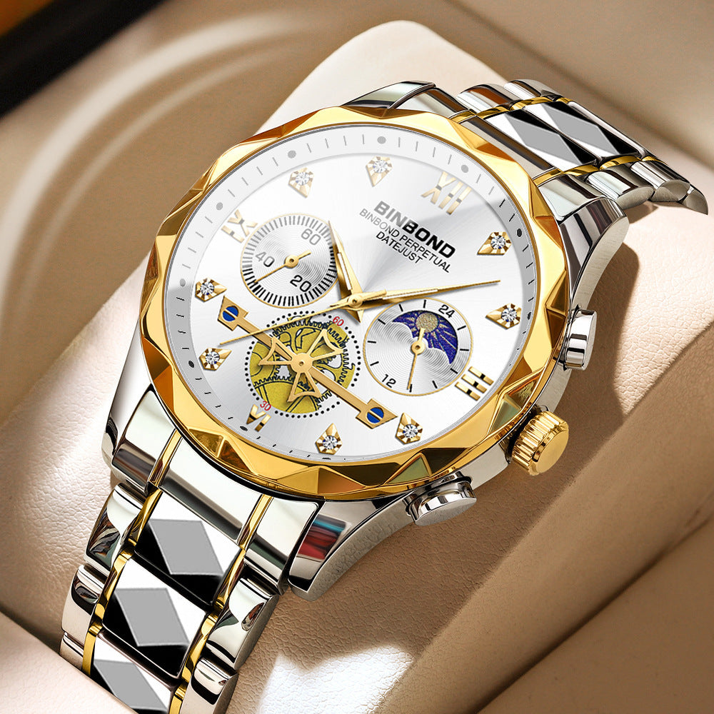 🎁Men's Multifunctional Quartz Mechanical Watch