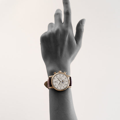 Brown moonphase watch for men