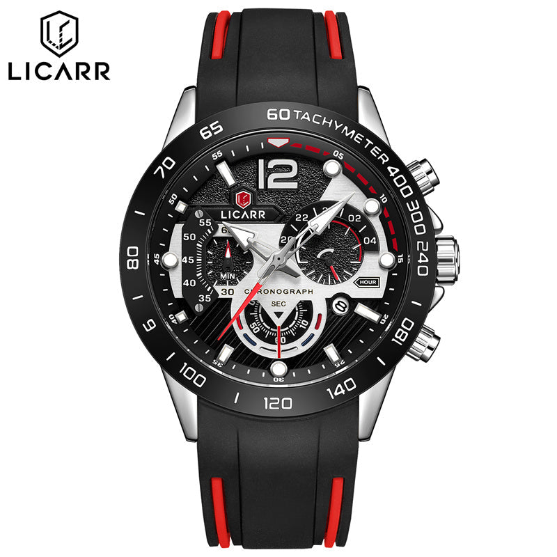 LICARR 9511 Men's Sports Watch - Quartz Movement, Chronograph