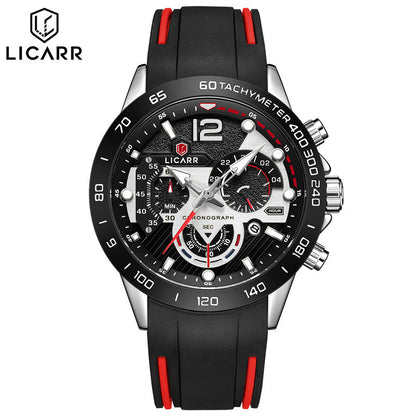 LICARR 9511 Men's Sports Watch - Quartz Movement, Chronograph