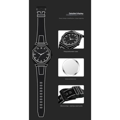 FENSIR® Creative Sketch Watch | Sports Fashion Quartz Minimalist Black | White Anime Series Design | Waterproof Timepiece | Ideal for Weddings & Parties-MDV|B0DXVKXF37