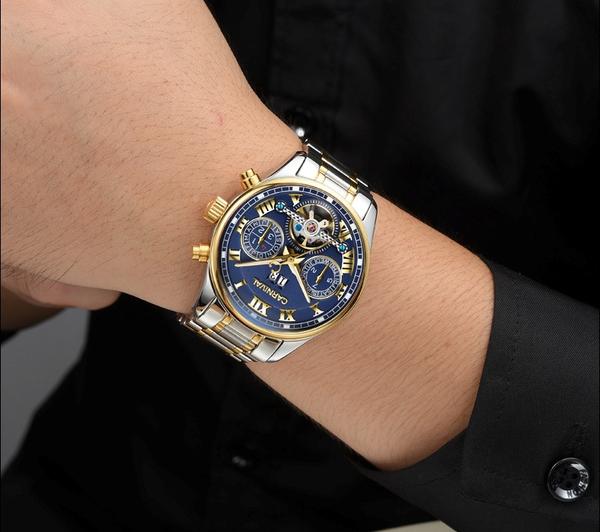 Carnival Swiss Automatic Men’s Watch – Where Luxury Meets Precision