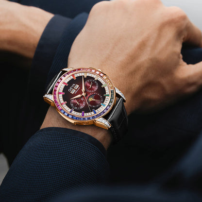 Rainbow Zircon Series - Mechanical Watch G78205