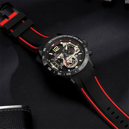 LICARR 9511 Men's Sports Watch - Quartz Movement, Chronograph