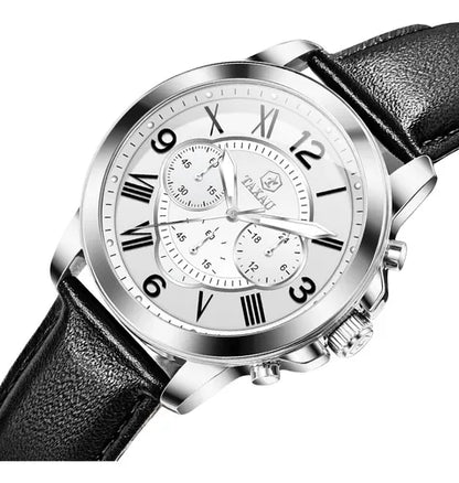 Taxau Relojes Cronógrafo Para Hombres Con Correa De Cuero