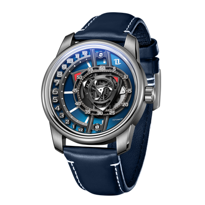 Luxury Men's Automatic Unique Skeleton Watch - OBLVLO JM ROTOR Series