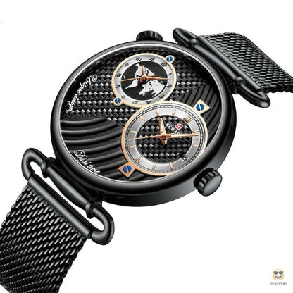 Multi-Time Zone Ultra-Thin Waterproof Men's Watch - Buyseekr