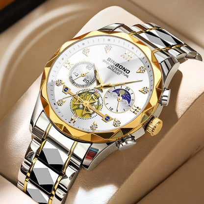 🎁Men's Multifunctional Quartz Mechanical Watch