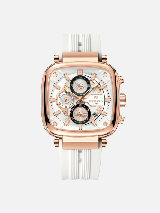 Reward Square Men's Watch – Silicone Band