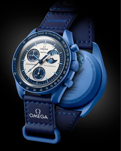 OM*GA x SWATCH MOONSWATCH – MISSION TO THE SUPER BLUE MOONPHASE*