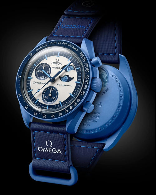 OM*GA x SWATCH MOONSWATCH – MISSION TO THE SUPER BLUE MOONPHASE*