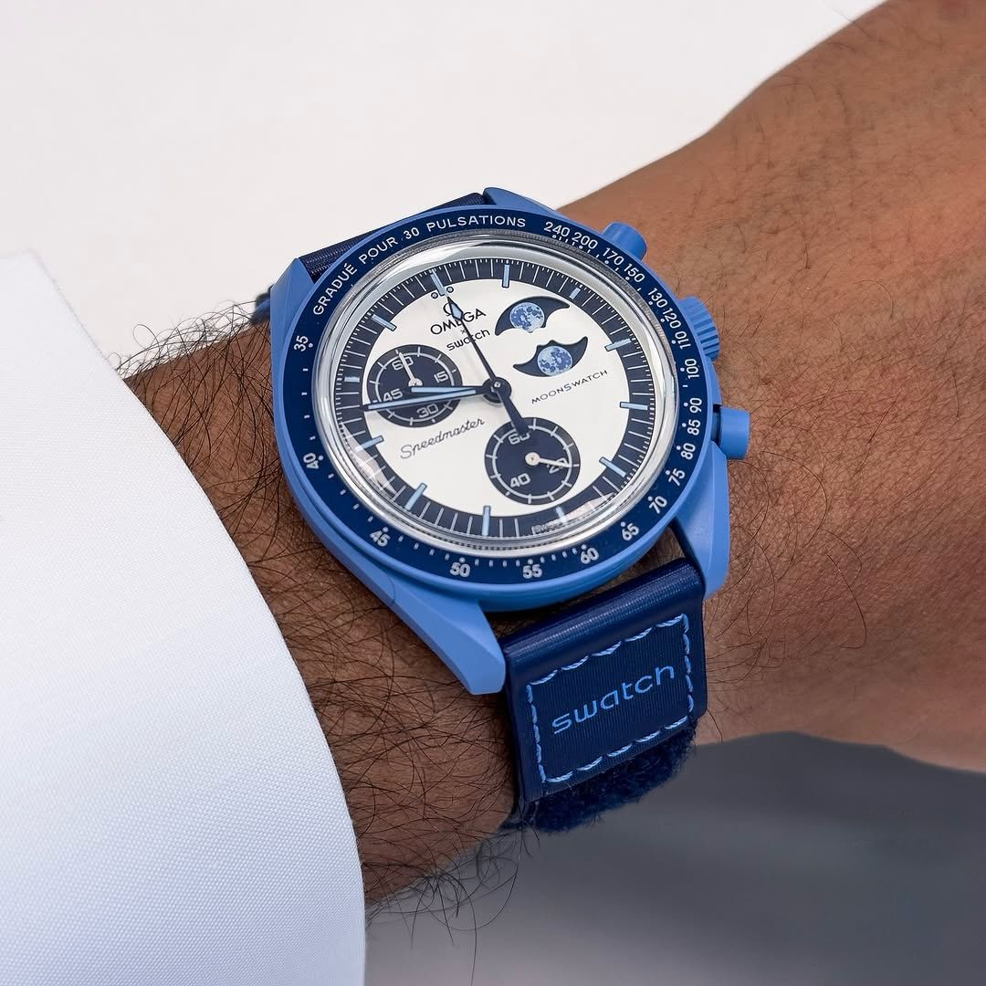 OM*GA x SWATCH MOONSWATCH – MISSION TO THE SUPER BLUE MOONPHASE*