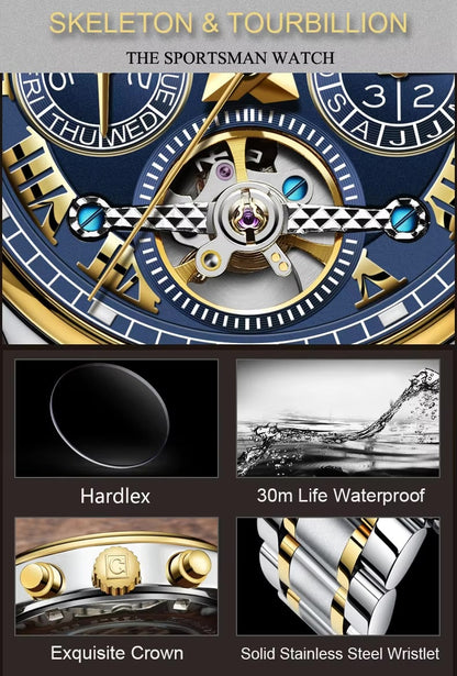 Carnival Swiss Automatic Men’s Watch – Where Luxury Meets Precision