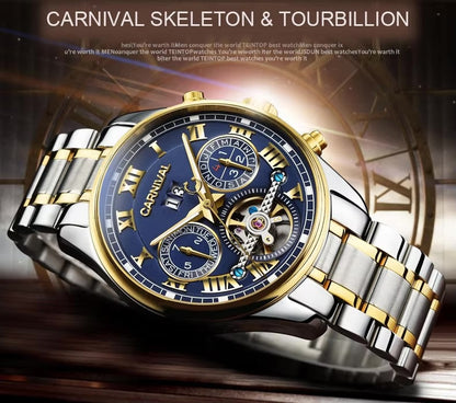 Carnival Swiss Automatic Men’s Watch – Where Luxury Meets Precision