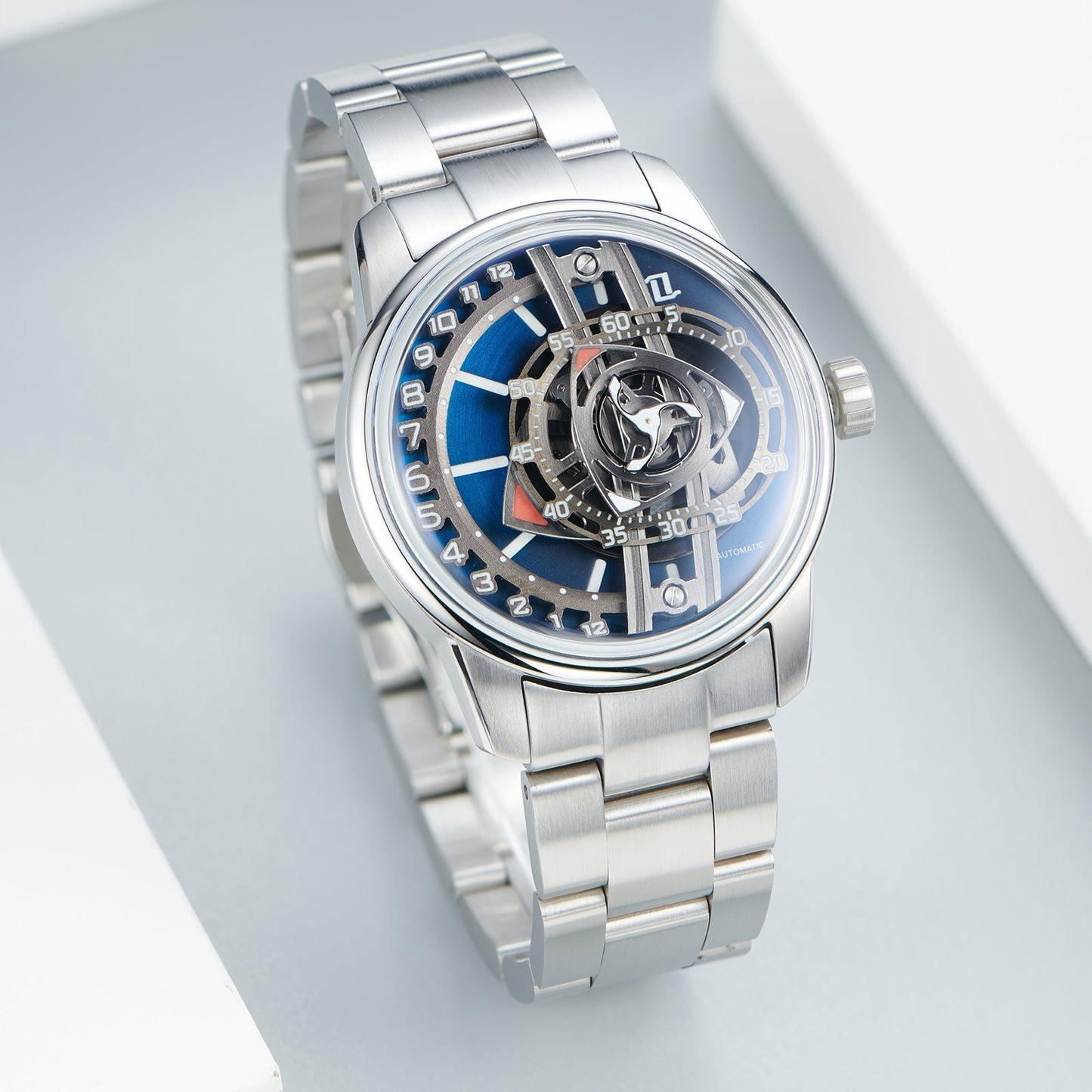Luxury Men's Automatic Unique Skeleton Watch - OBLVLO JM ROTOR Series