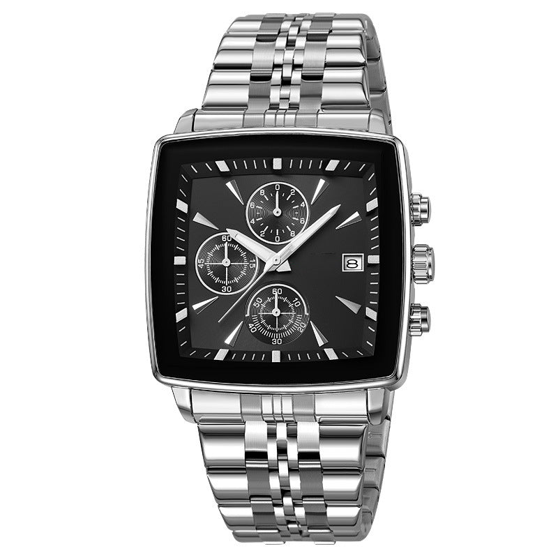 New Men's Multifunctional Waterproof Quartz Watch