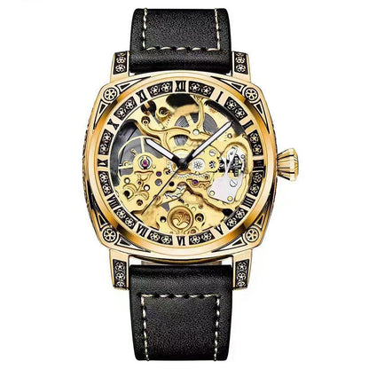 A Multifunctional Engraved Mechanical Watch
